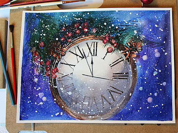 Всероссийский новогодний конкурс рисунков «Новый год - он словно сказка!»